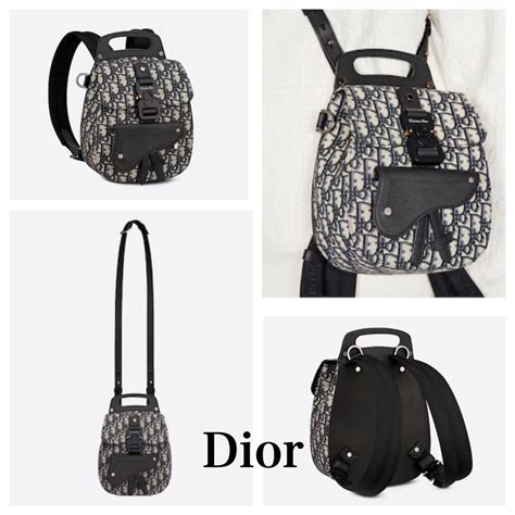 saddle bag dior small|Dior mini saddle backpack.